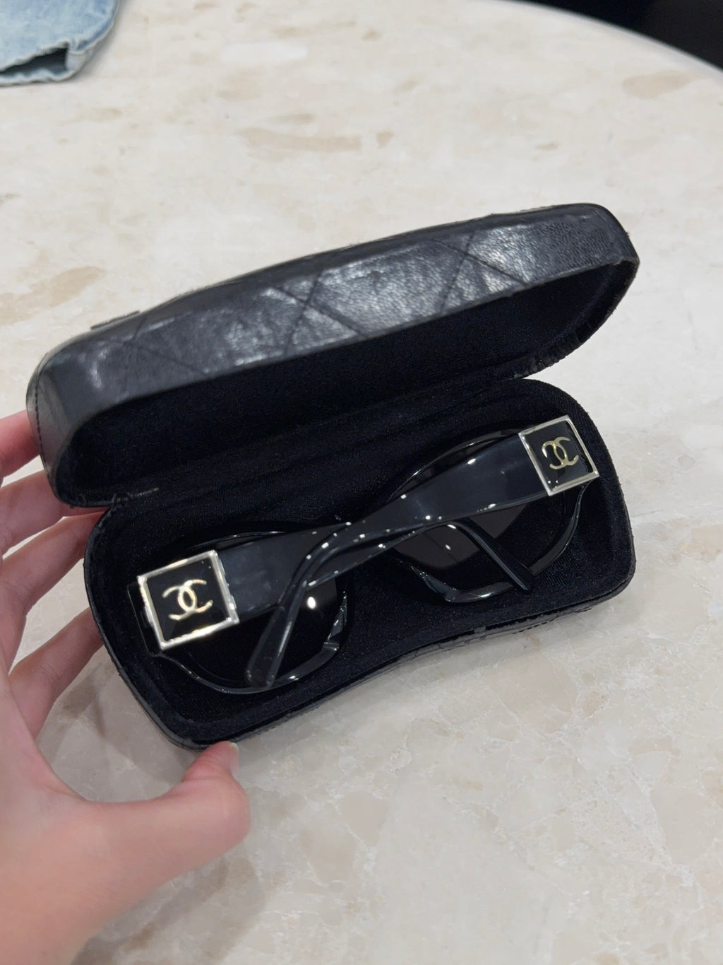 CHANEL SUNGLASSES BLACK