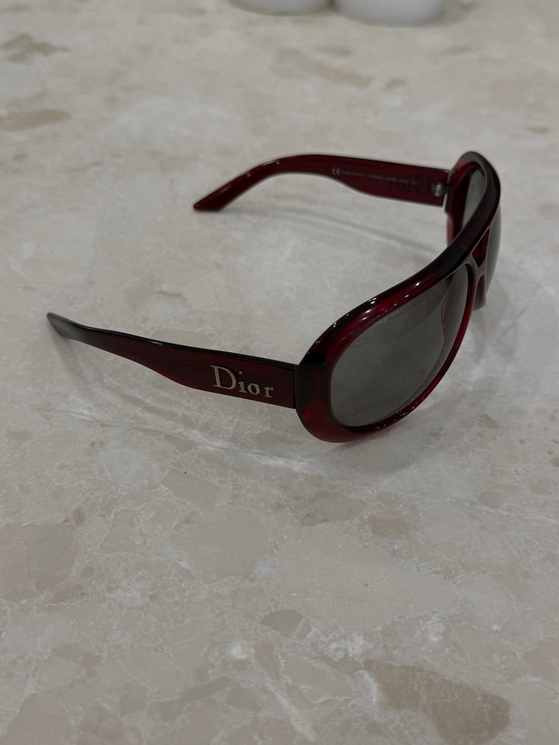 CHRISTIAN DIOR SUNGLASSES RED