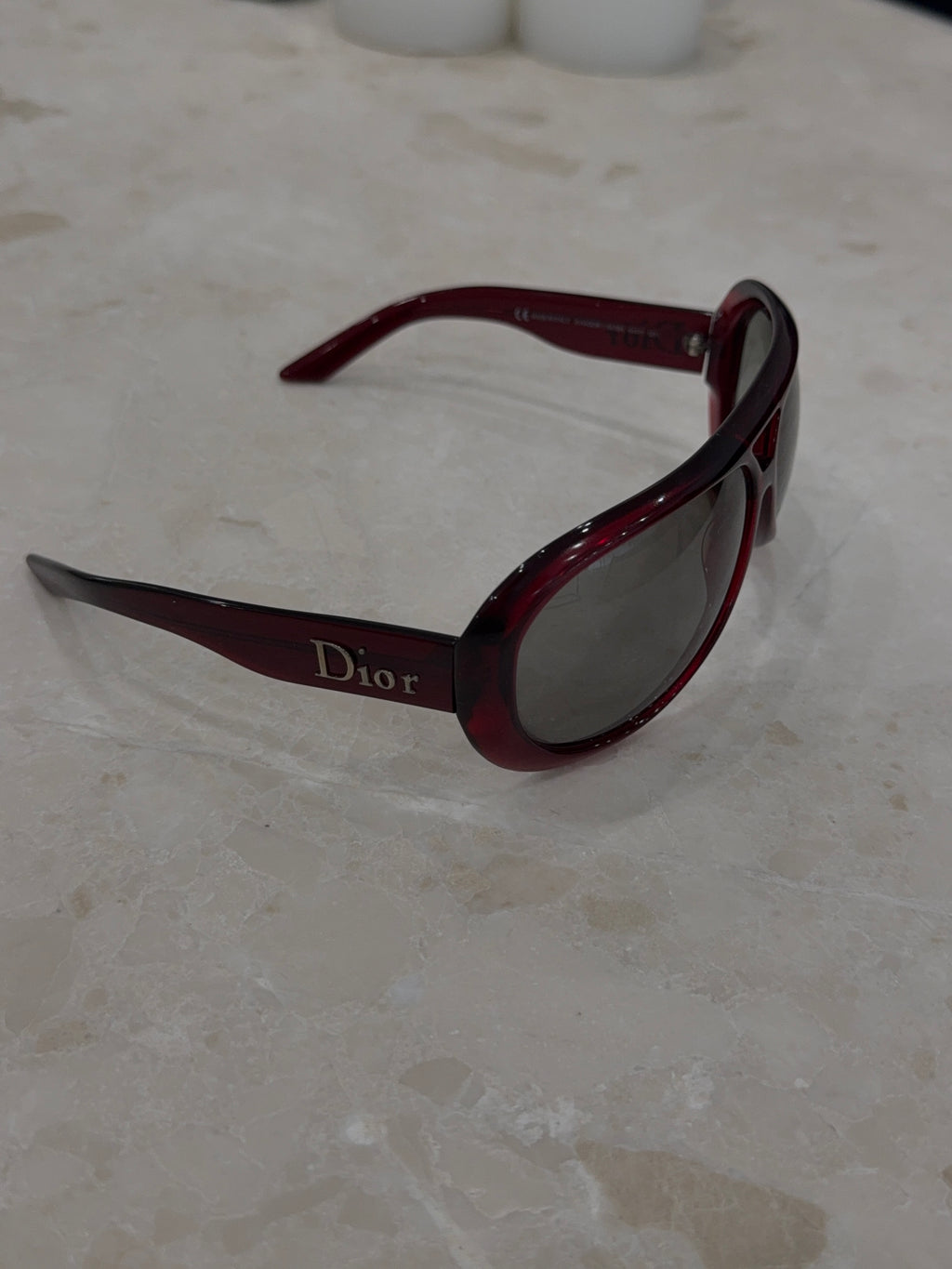 CHRISTIAN DIOR SUNGLASSES RED