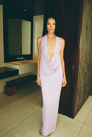 ZAYA MAXI DRESS LILAC