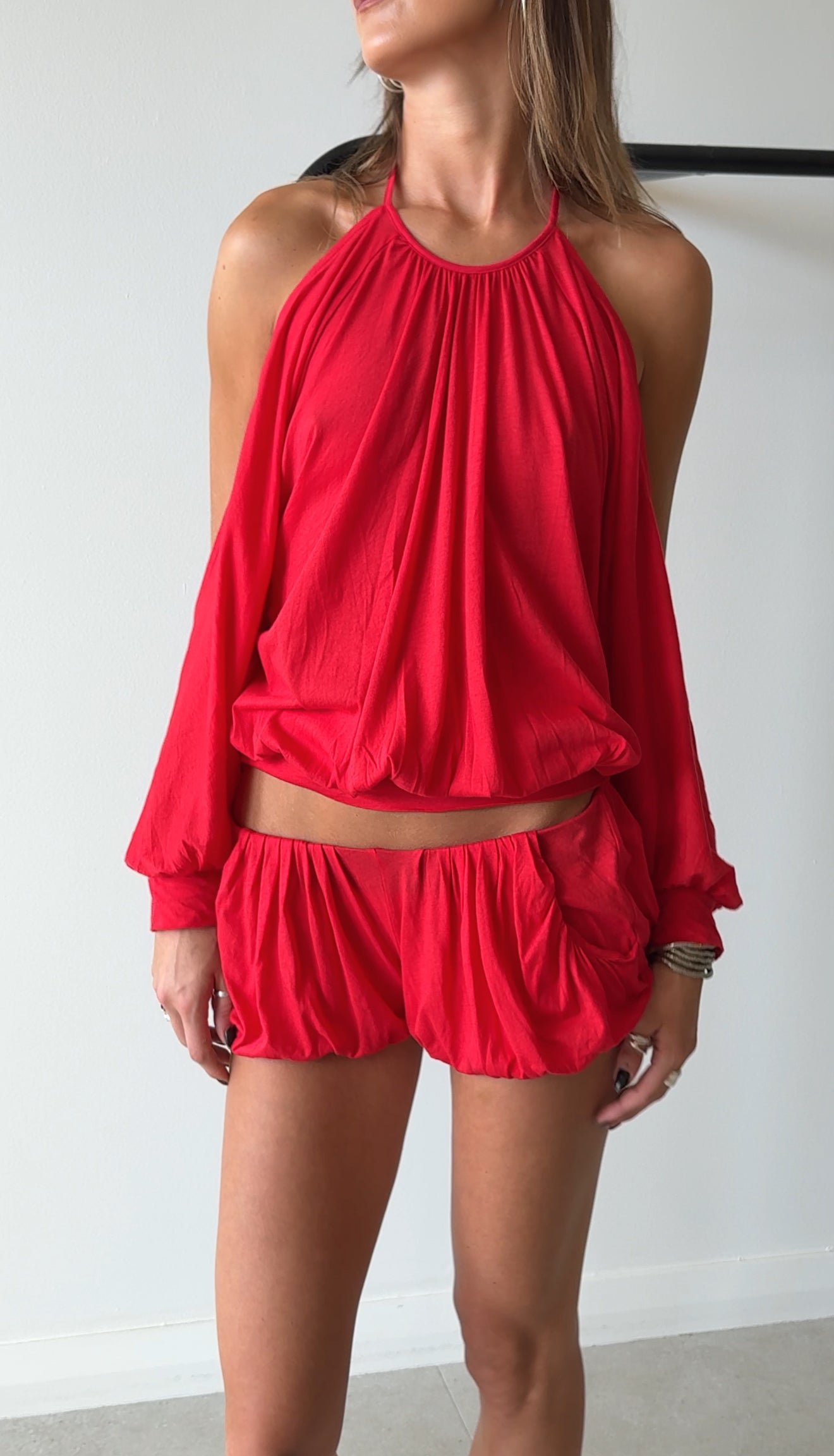 LILI TOP RED
