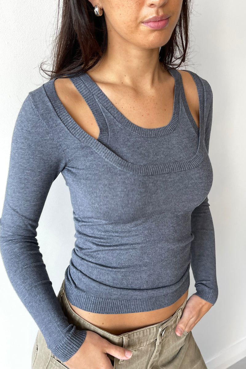 ÉTOILE JUMPER DARK GREY - GIMAGUAS