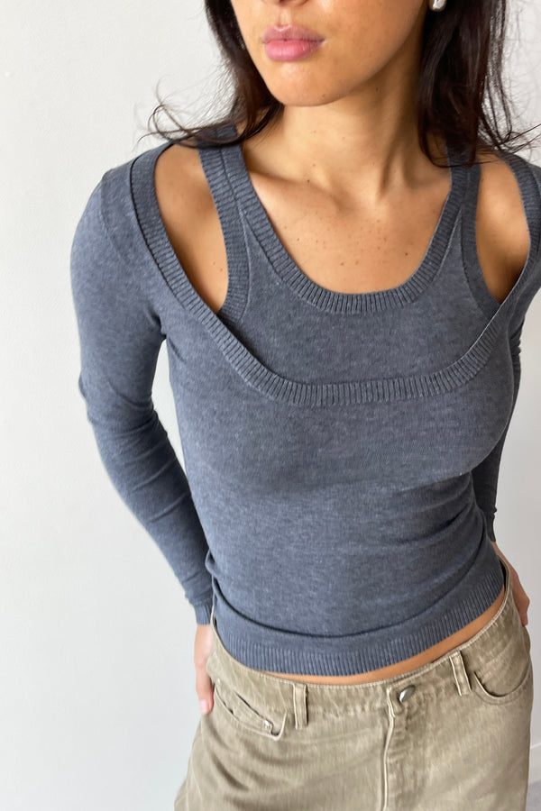 ÉTOILE JUMPER DARK GREY - GIMAGUAS