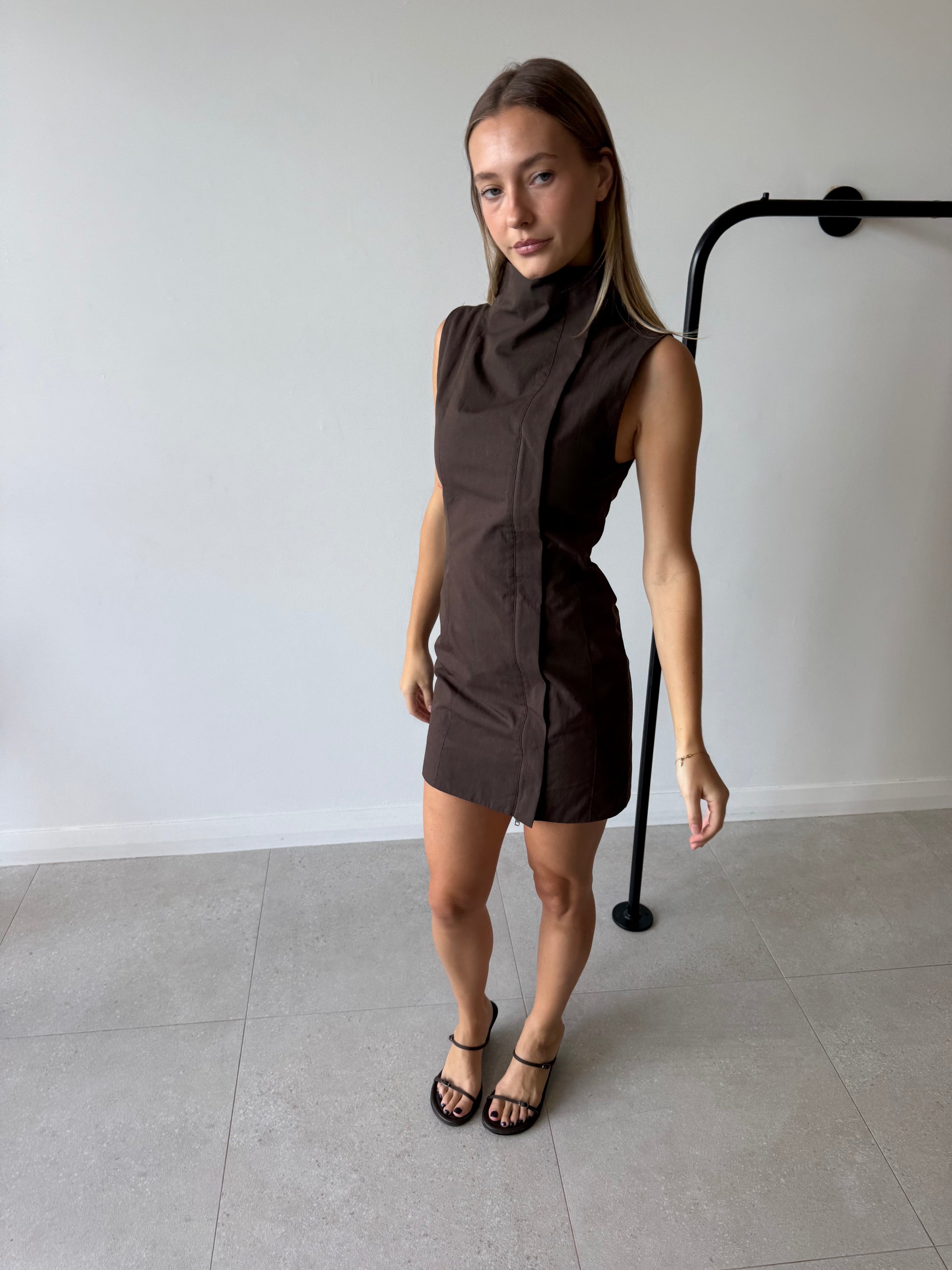 SECRETS DRESS BROWN