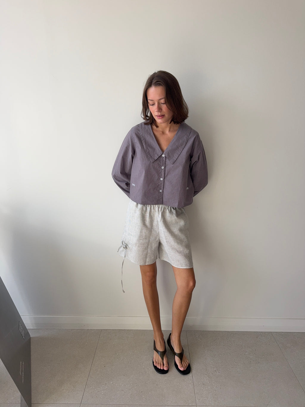 EYELOT SHORT FINE STRIPE