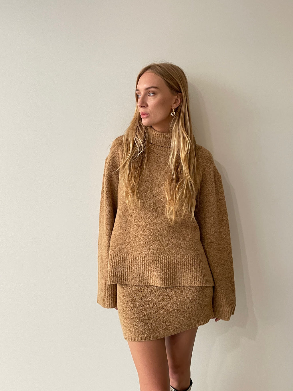 LENORA MINI SKIRT TAN