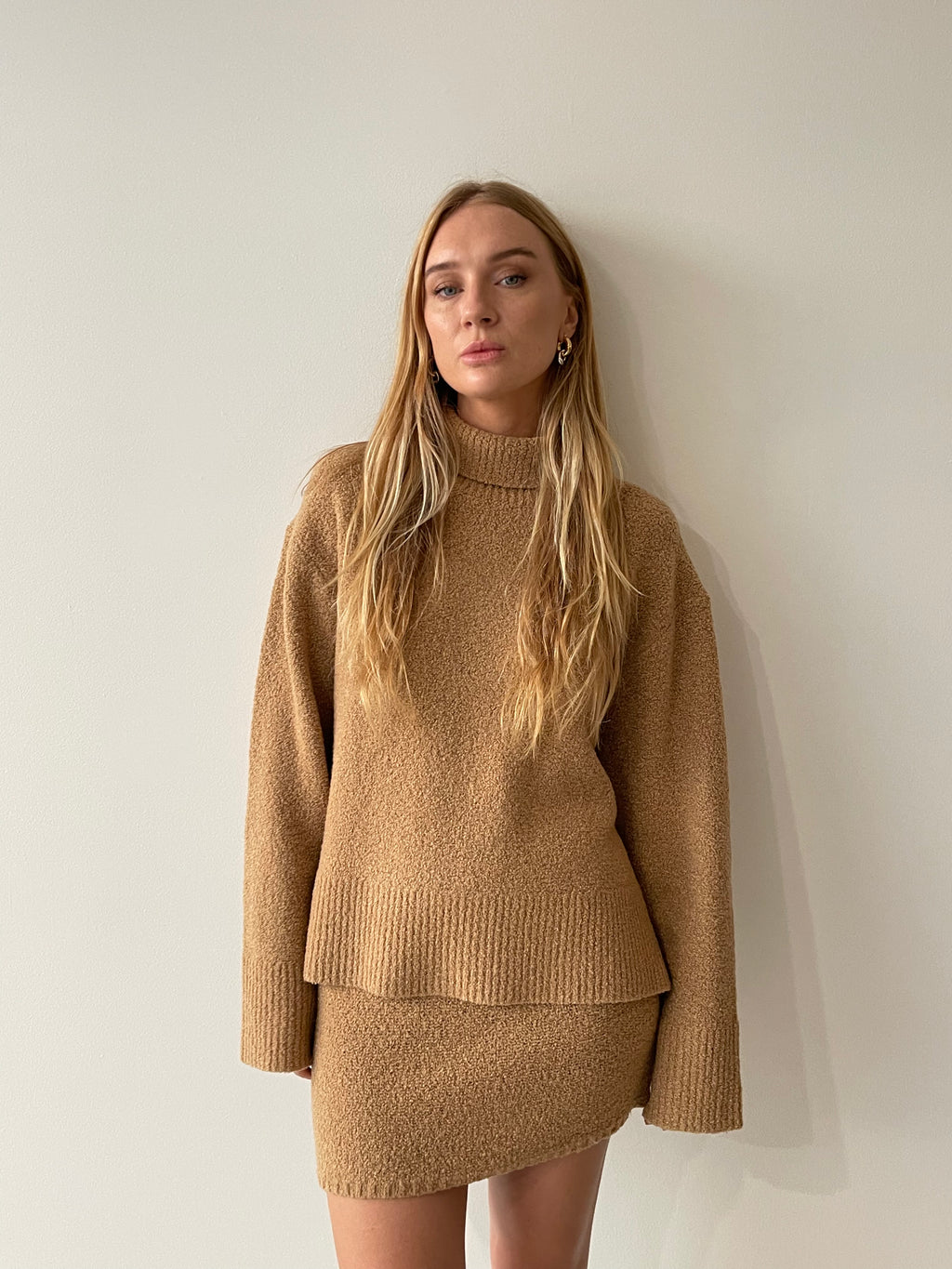LENORA MINI SKIRT TAN