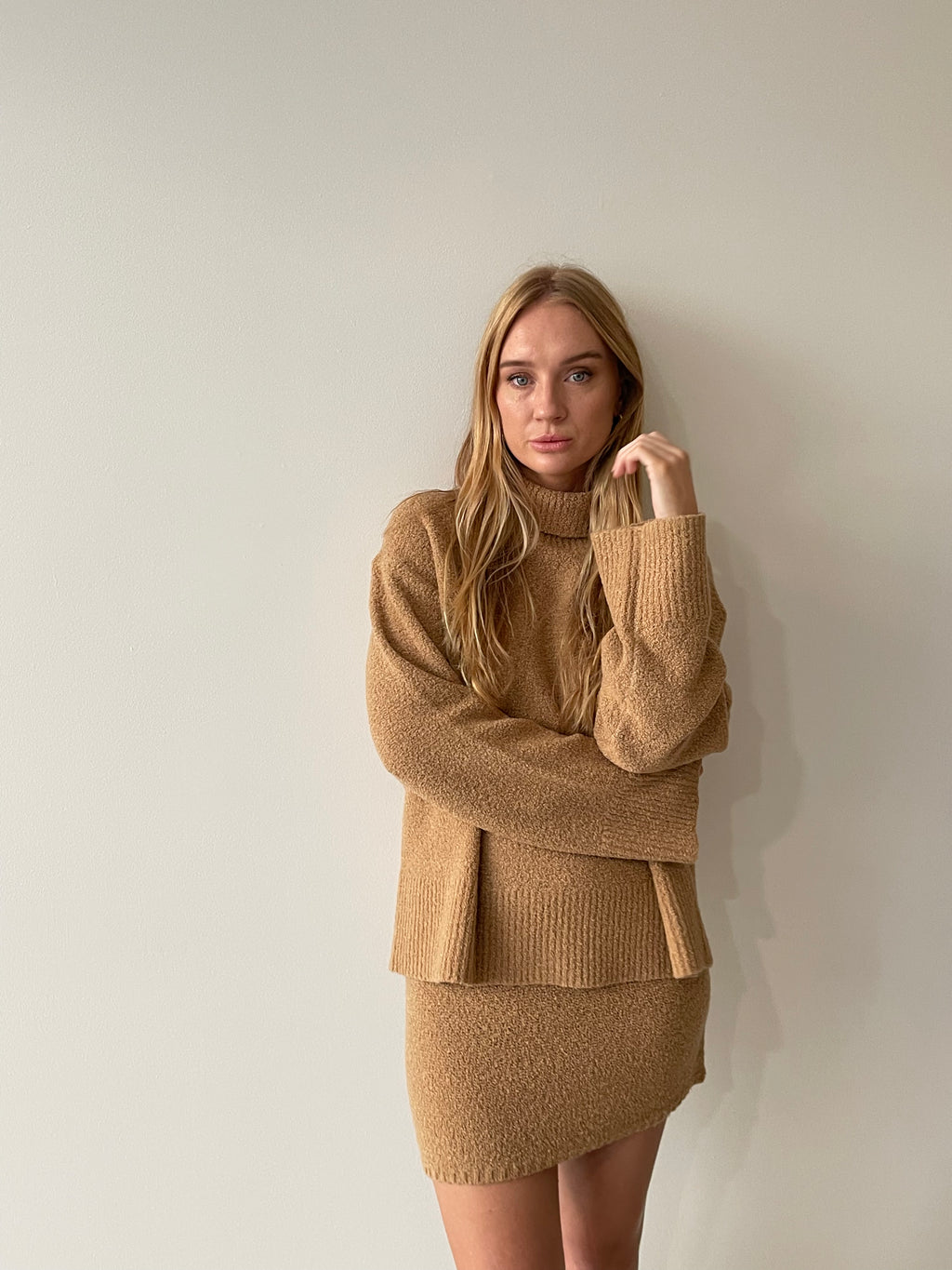 LENORA MINI SKIRT TAN
