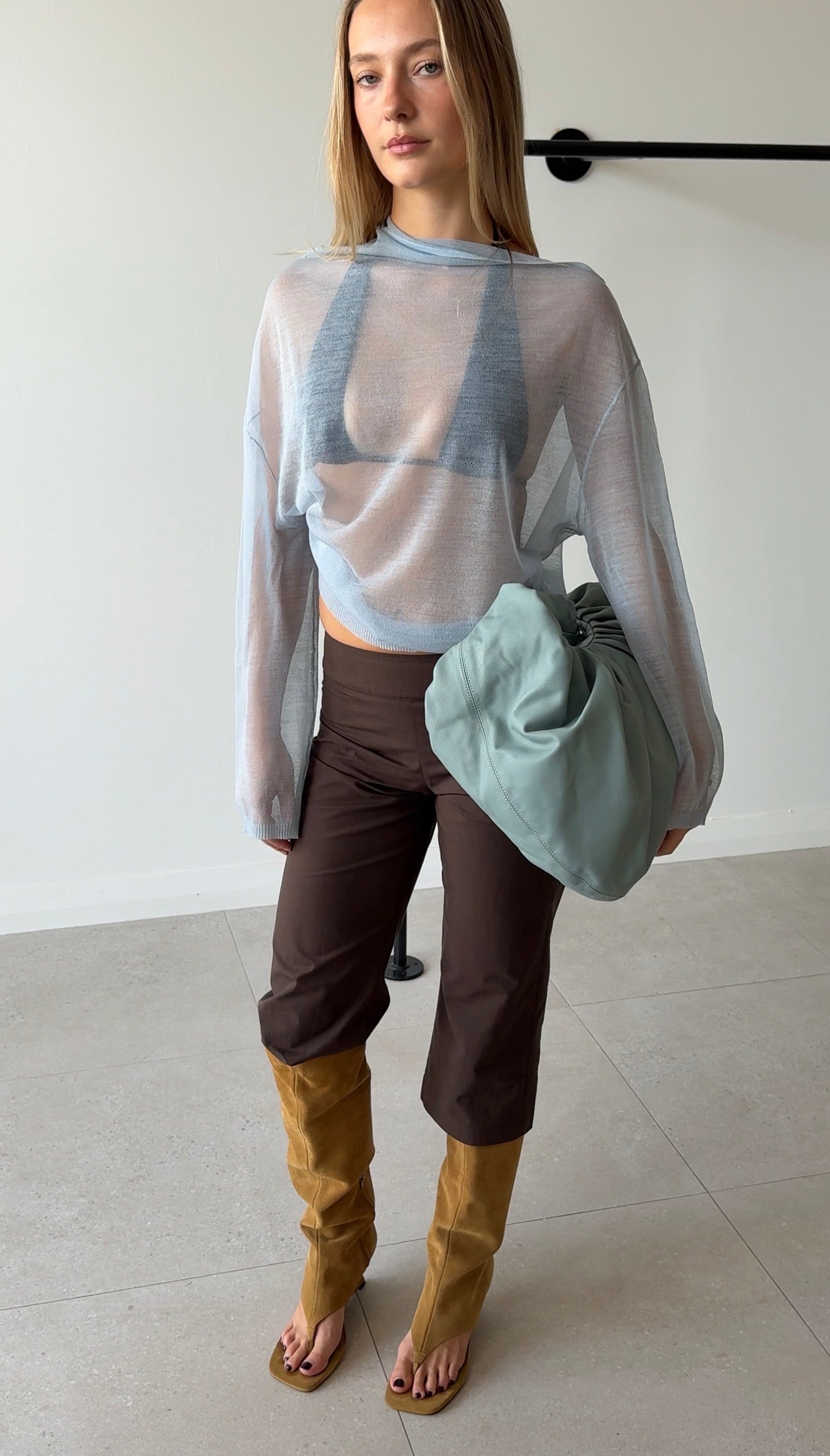 REVE SWEATER POWDER BLUE