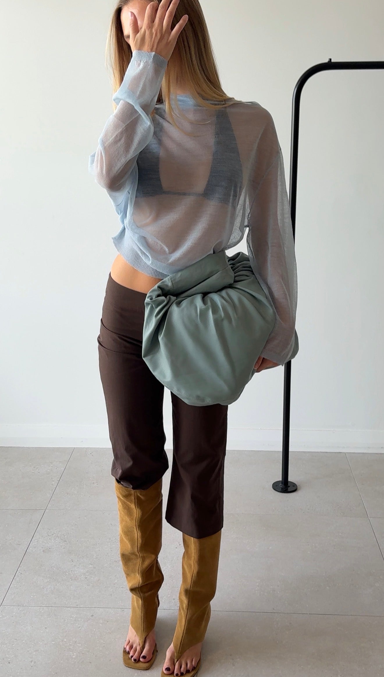 REVE SWEATER POWDER BLUE