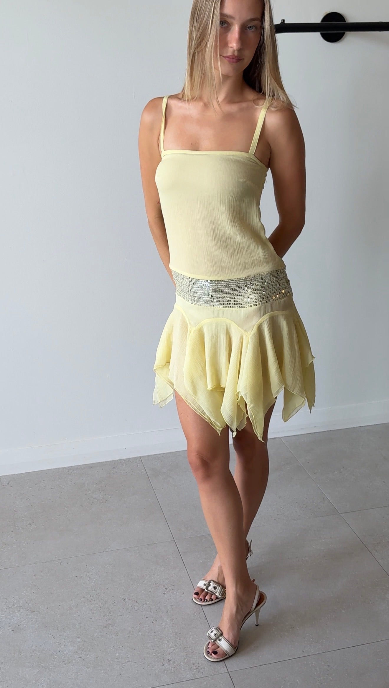 LEILA MINI DRESS YELLOW