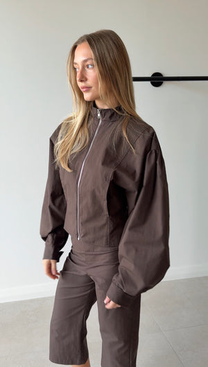 GLOBO JACKET BROWN
