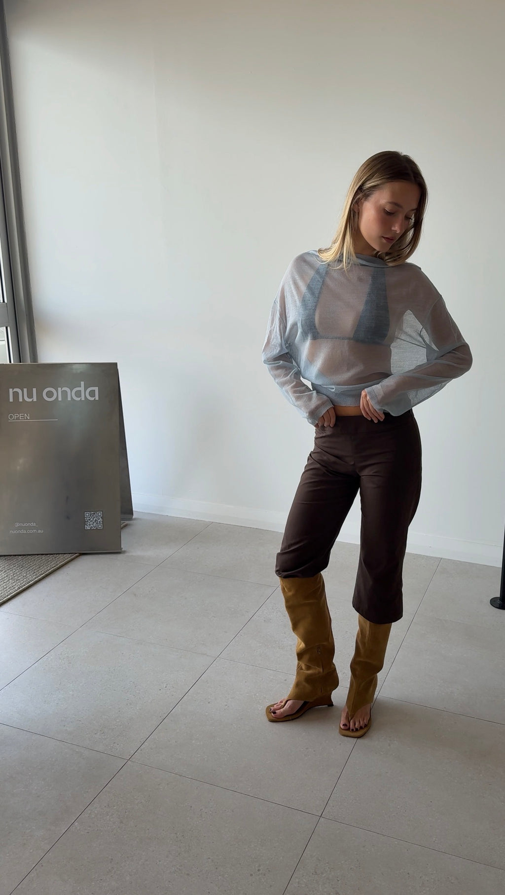 REVE SWEATER POWDER BLUE
