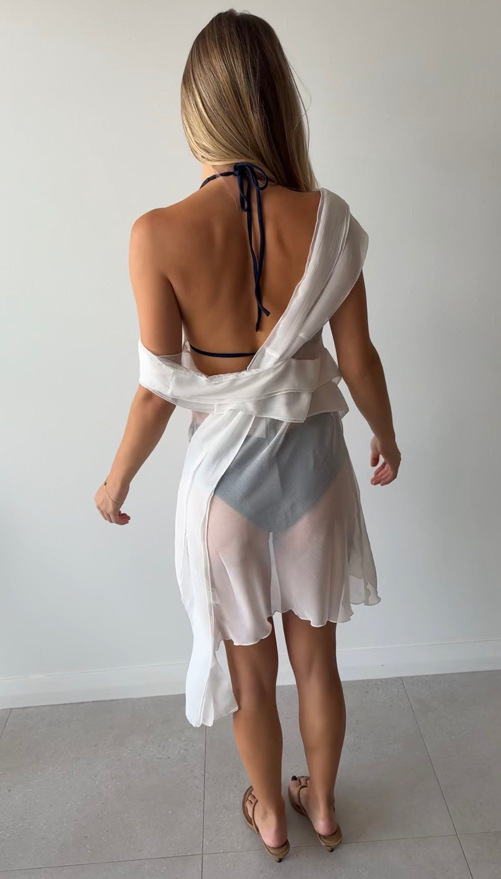 BOA MINI DRESS WHITE