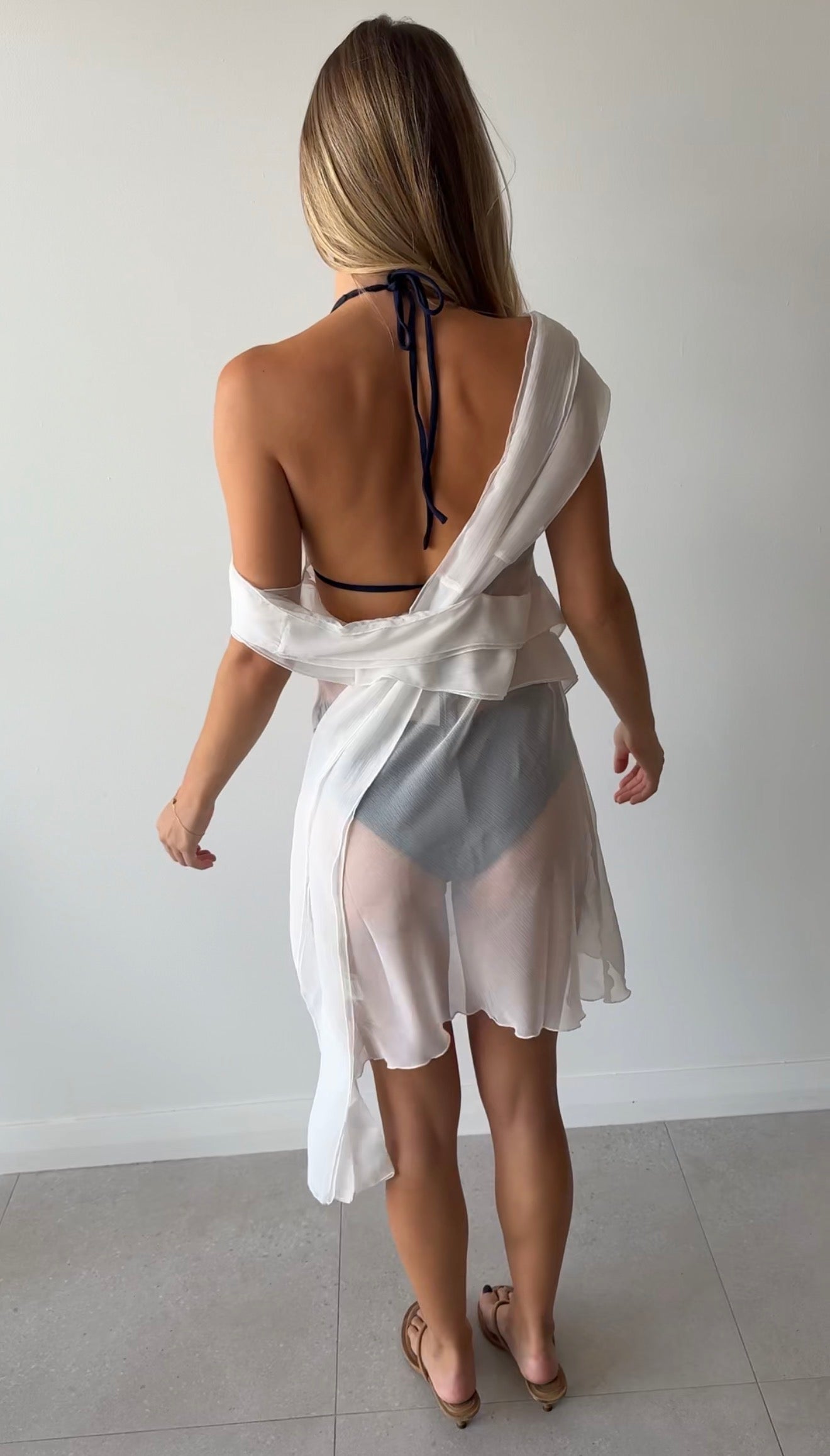 BOA MINI DRESS WHITE