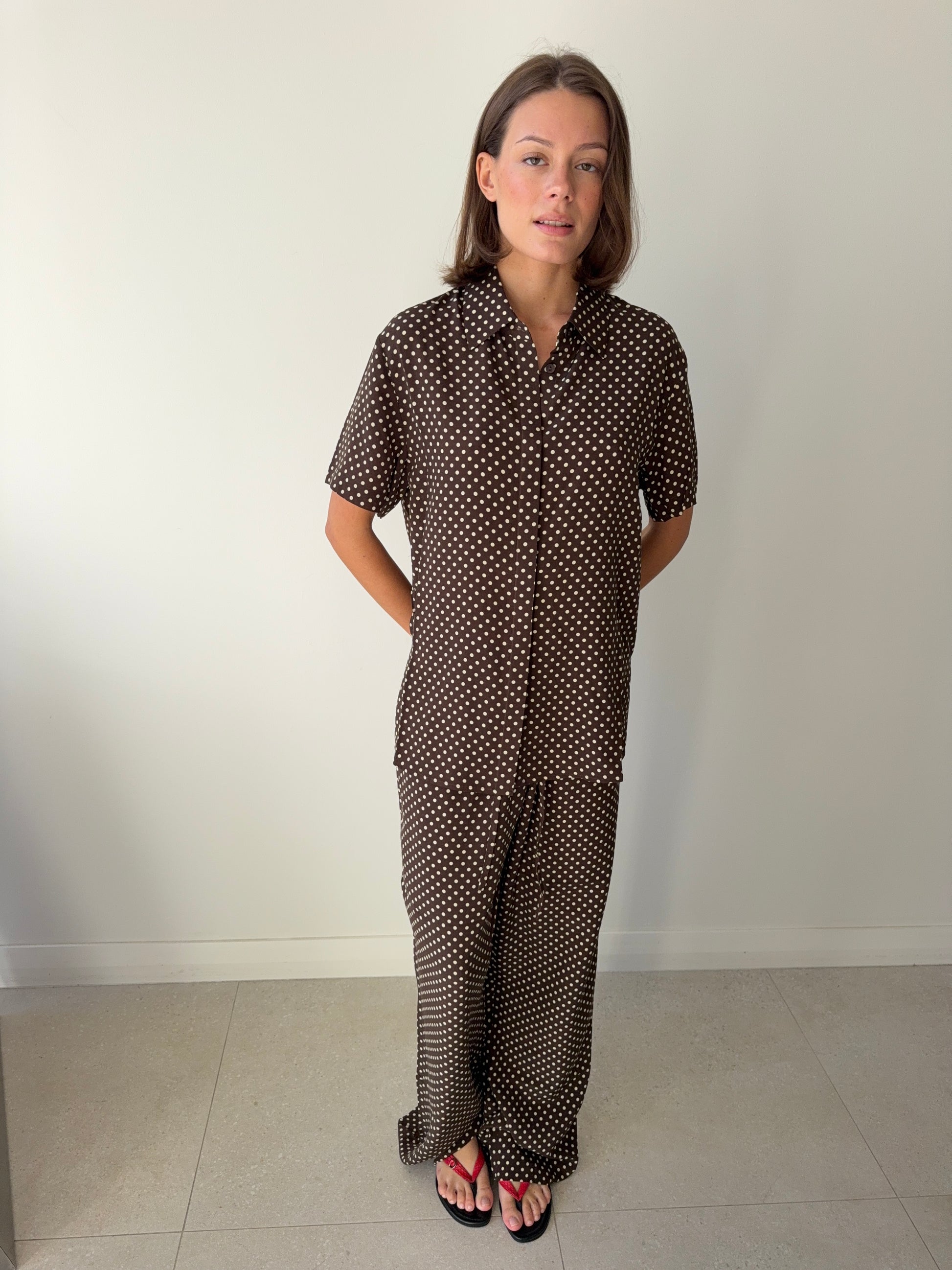 SHORT SLEEVE SHIRT POLKA DOT