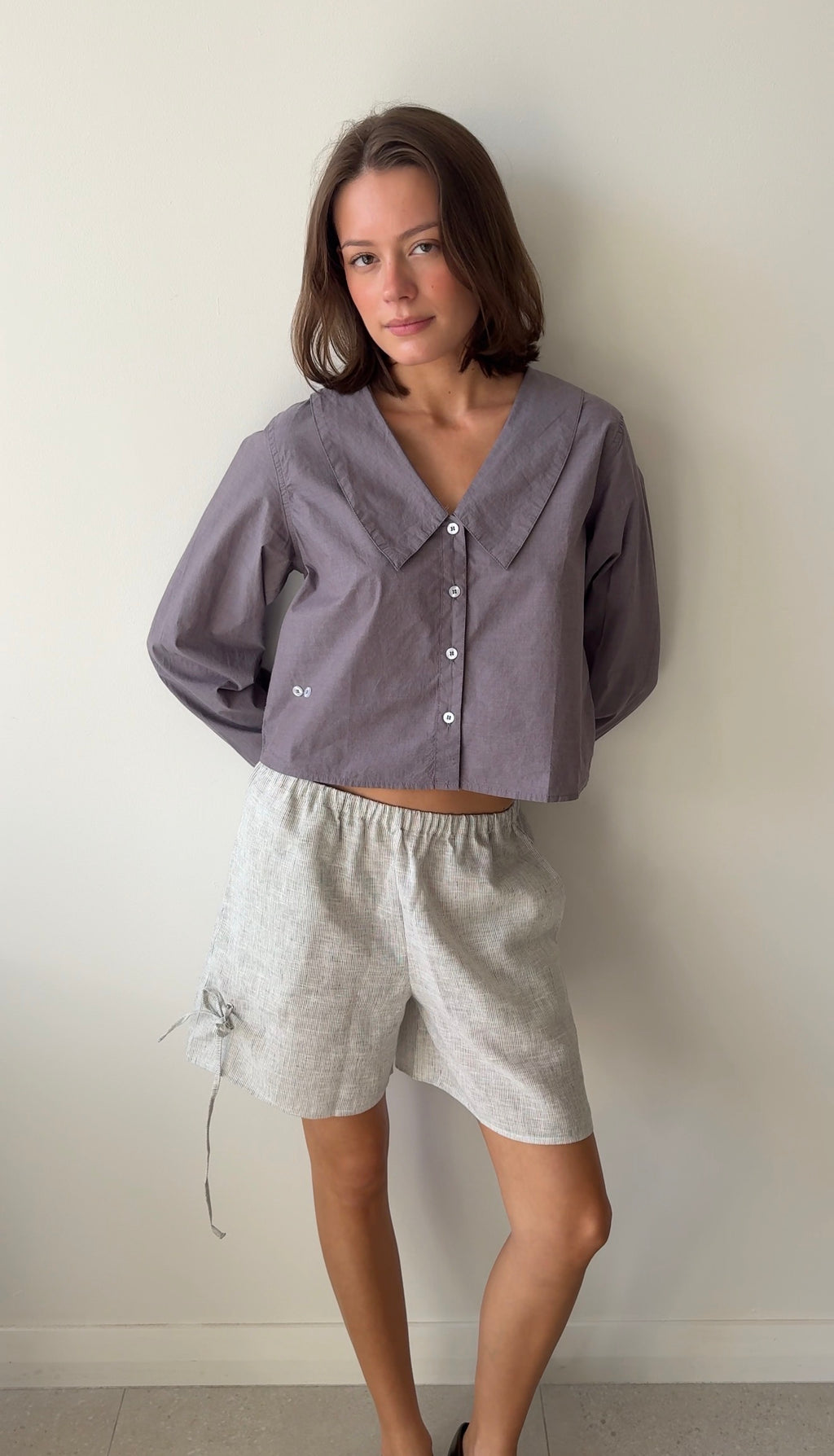 EYELOT SHORT FINE STRIPE