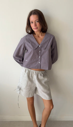 EYELOT SHORT FINE STRIPE