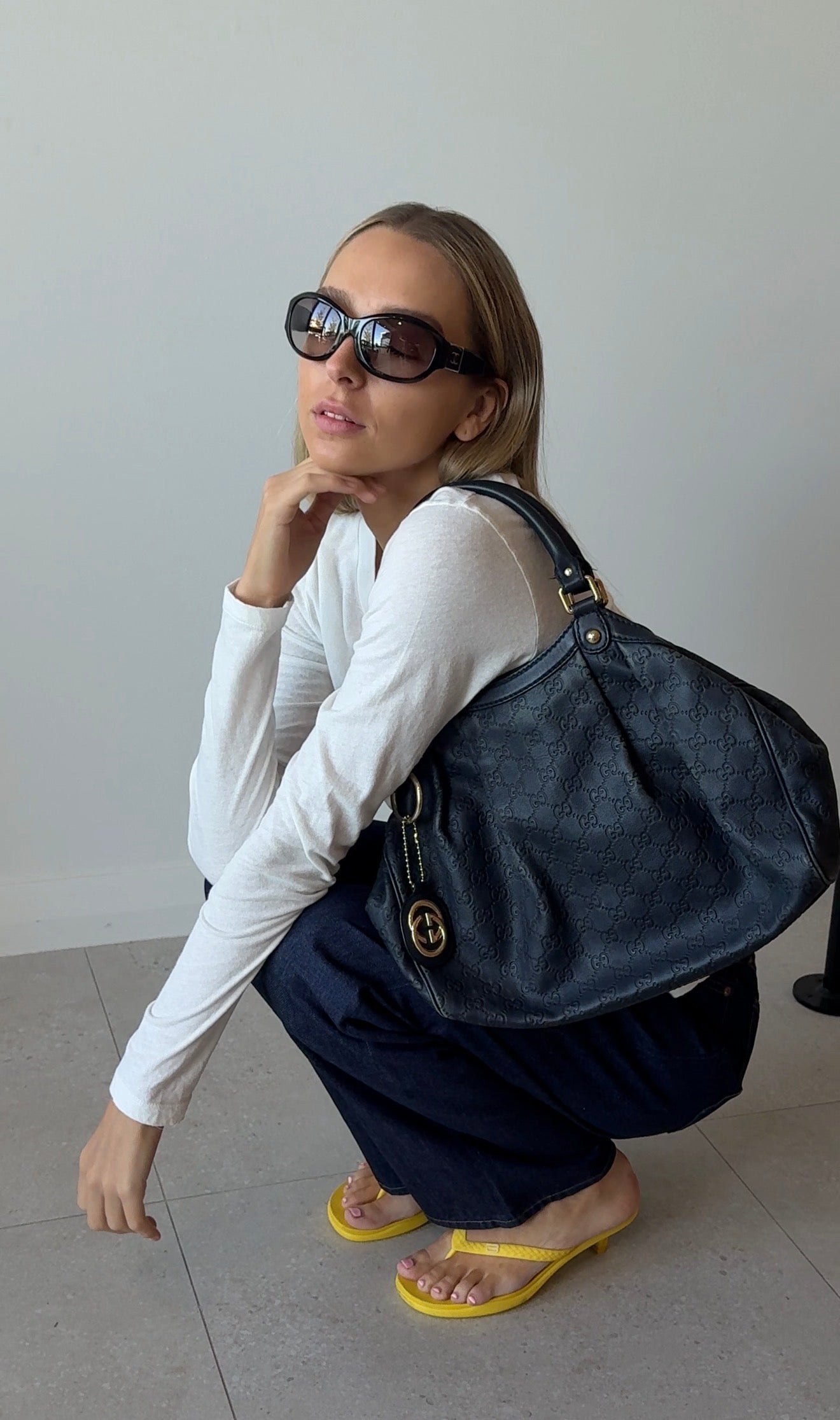 CHANEL SUNGLASSES BLACK