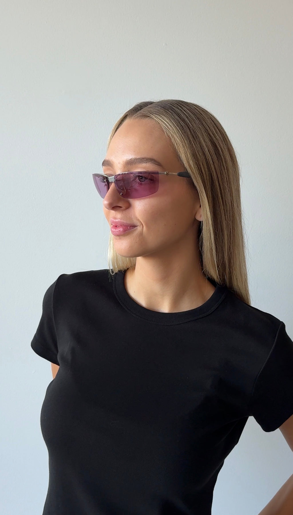 CHANEL SUNGLASSES PINK
