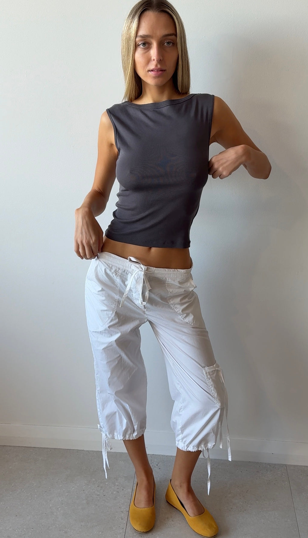 ORGANIC COTTON BALLERINA TOP SOOT