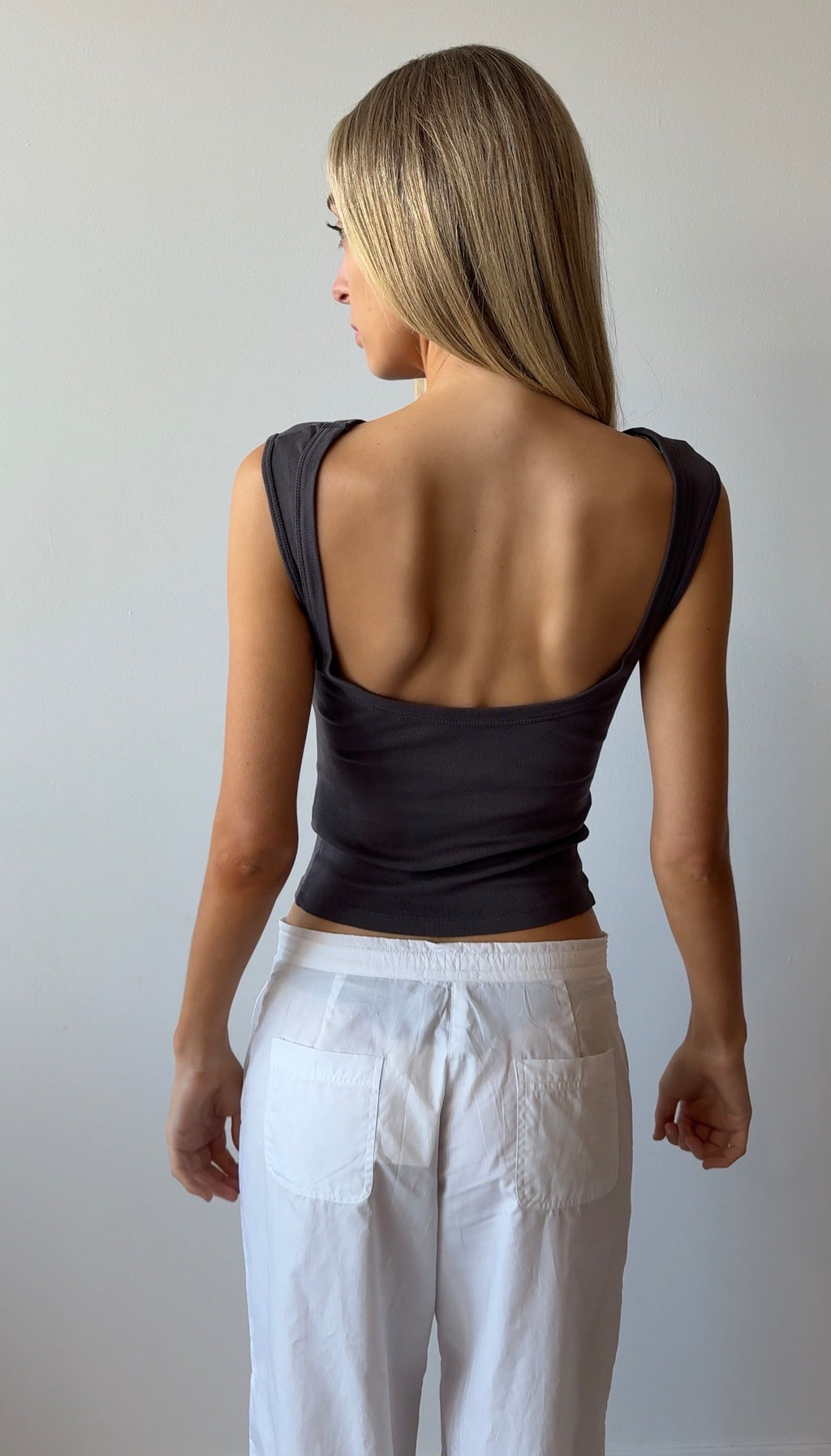 ORGANIC COTTON BALLERINA TOP SOOT