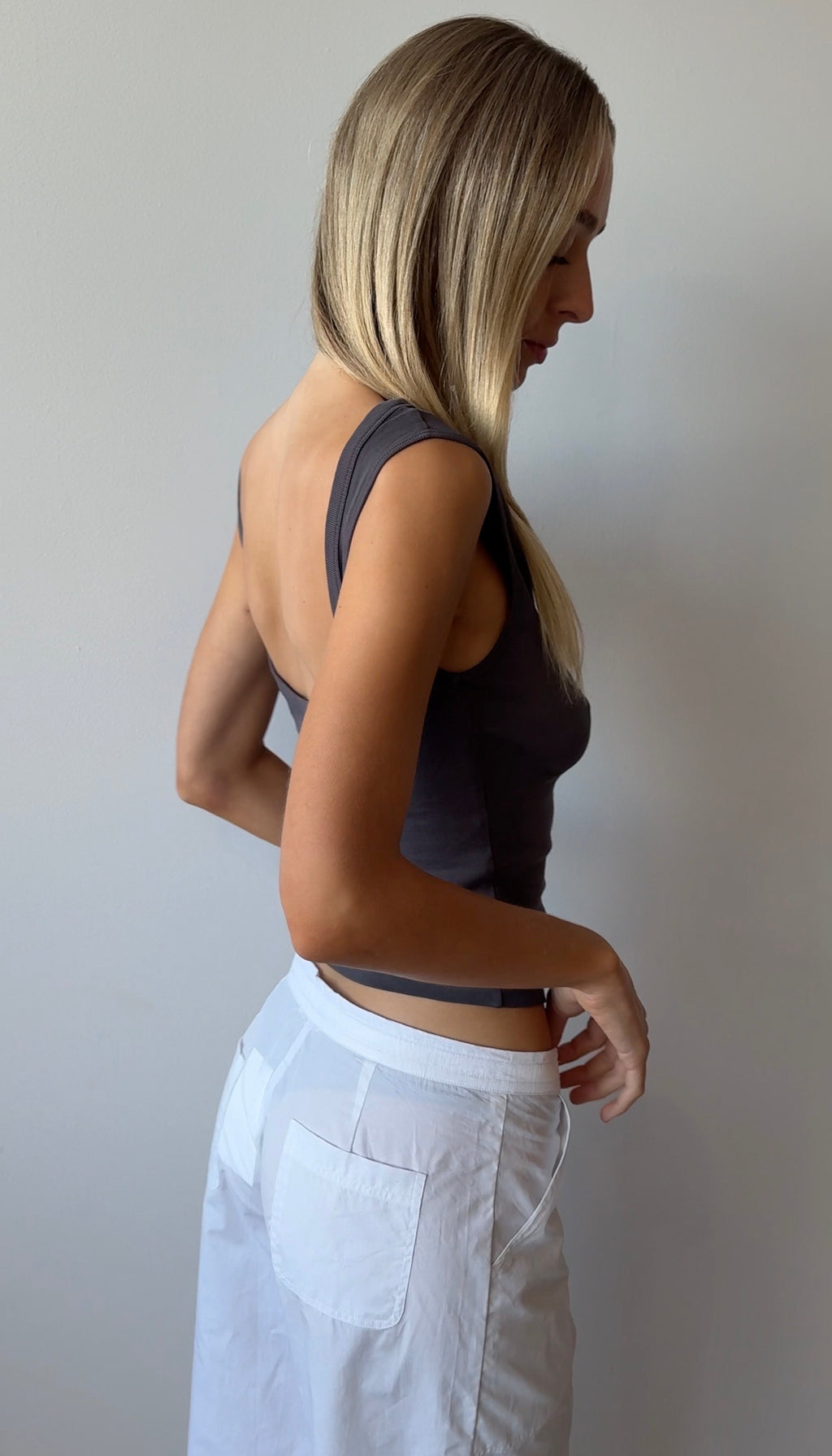 ORGANIC COTTON BALLERINA TOP SOOT