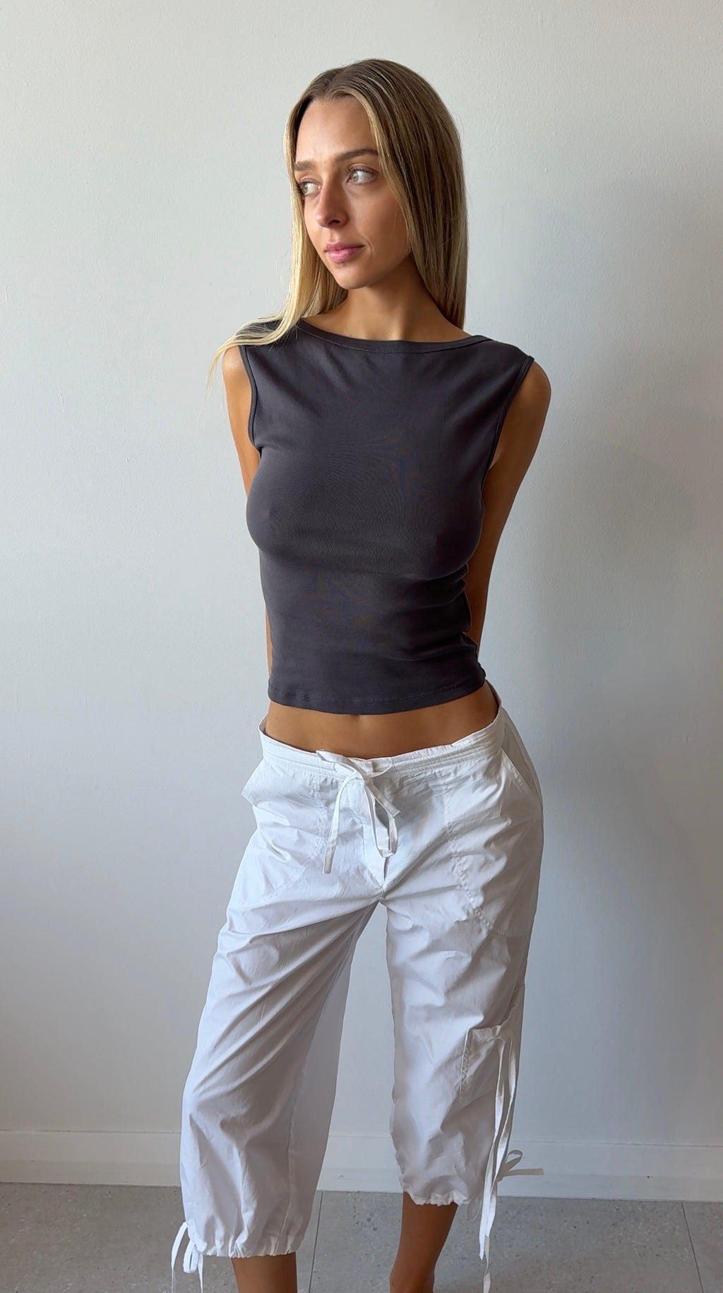 ORGANIC COTTON BALLERINA TOP SOOT