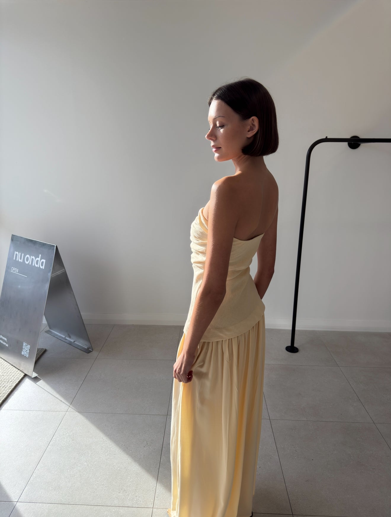 HEDY MAXI DRESS BUTTER