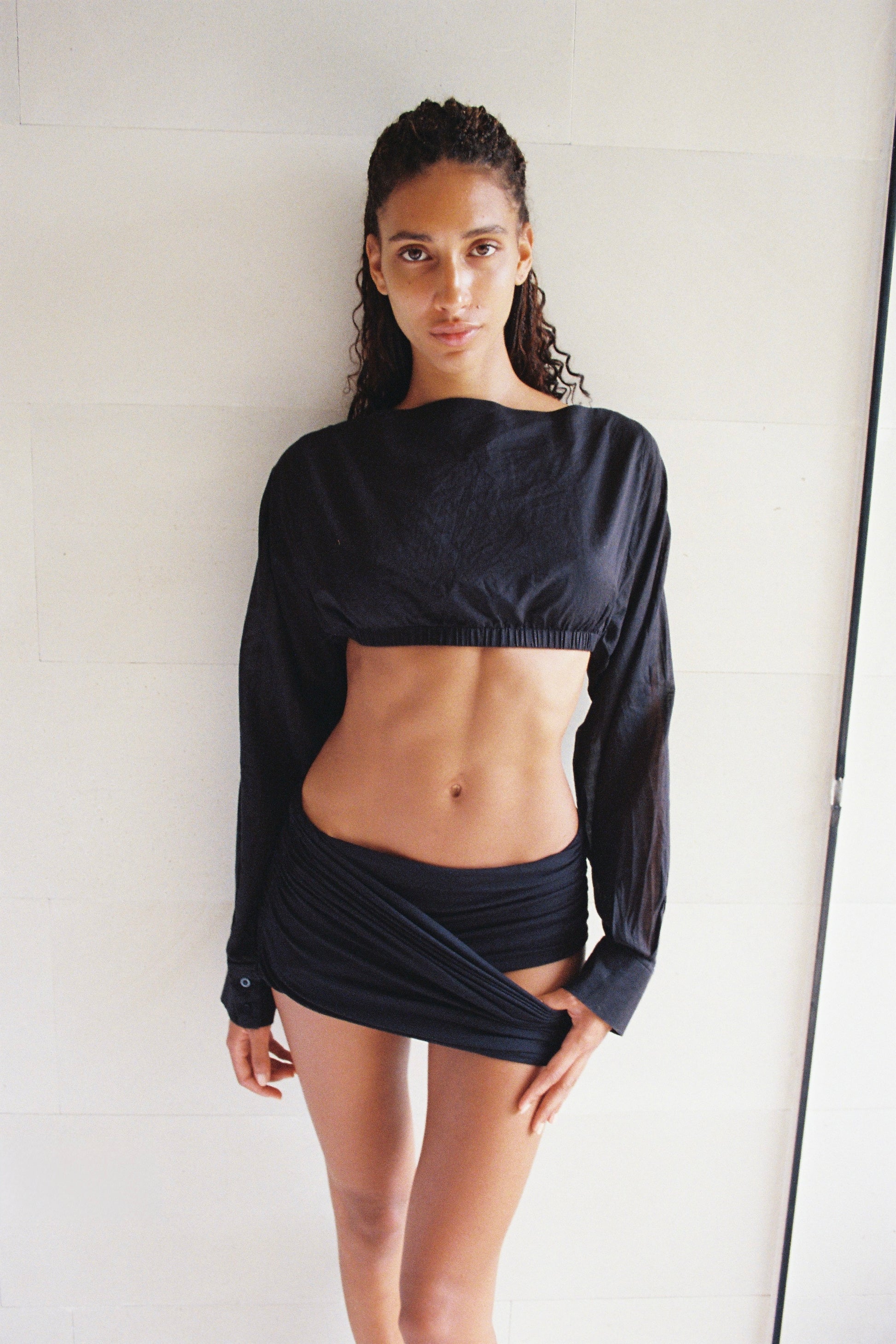 TIEA TOP BLACK