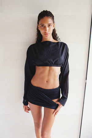 TIEA TOP BLACK