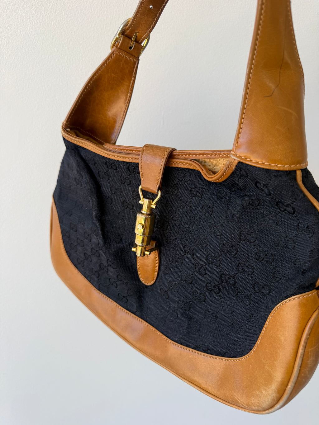 GUCCI CANVAS JACKIE BLACK