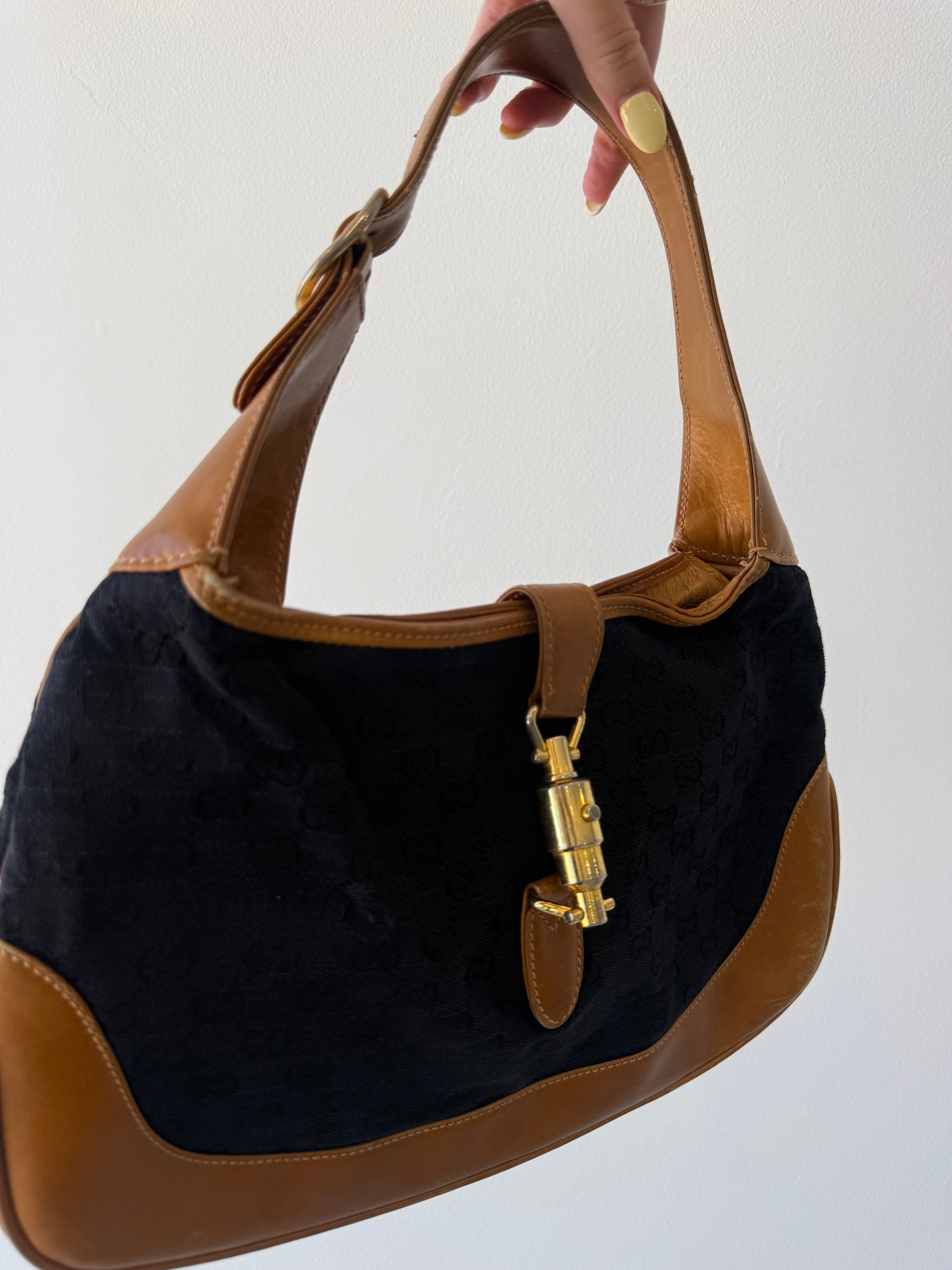 GUCCI CANVAS JACKIE BLACK