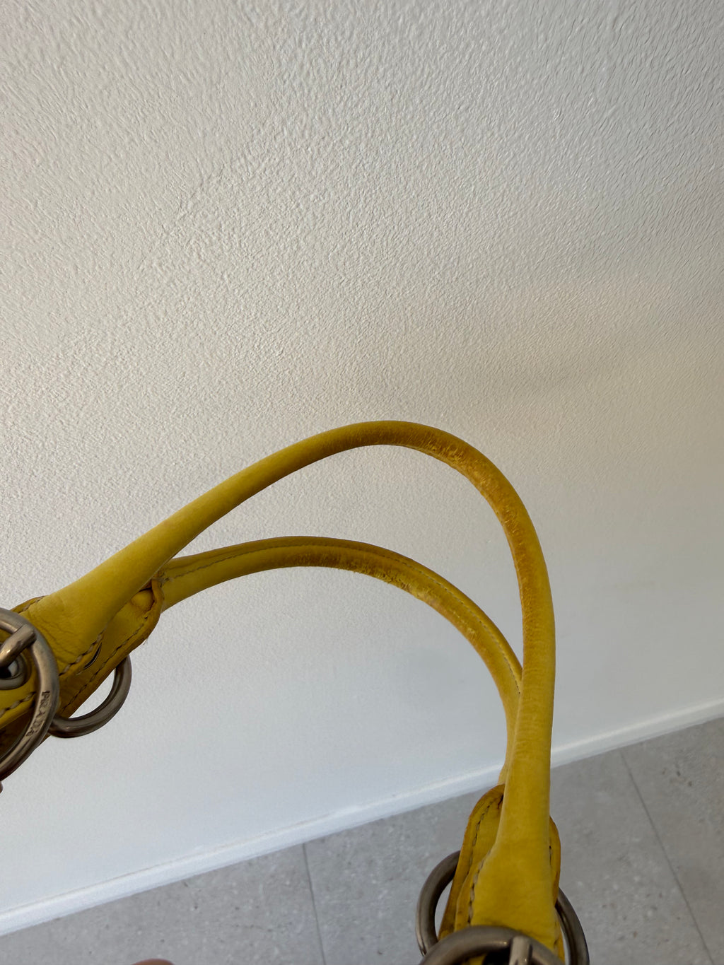 PRADA HAND BAG YELLOW