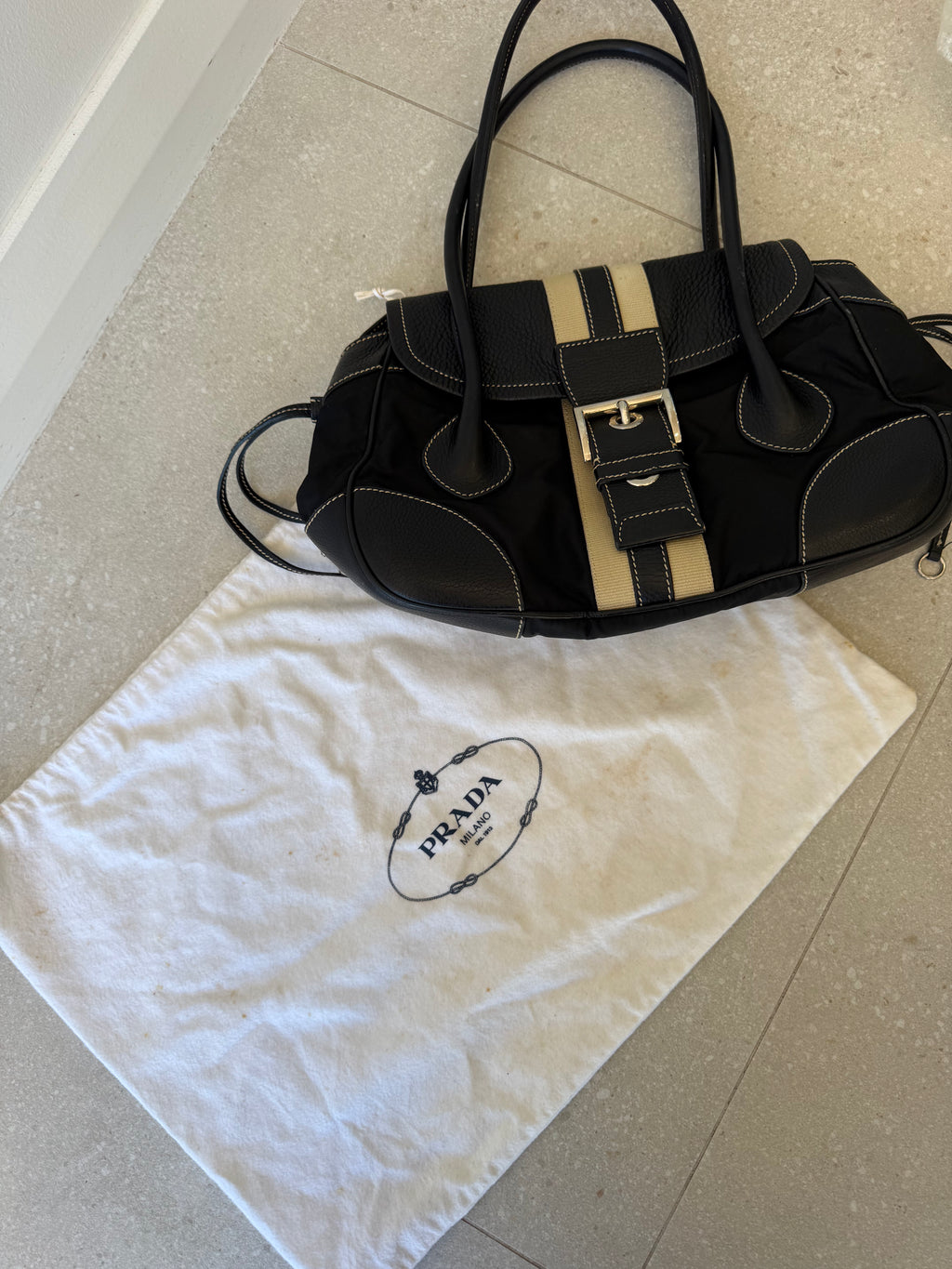 PRADA NYLON SHOULDER BAG