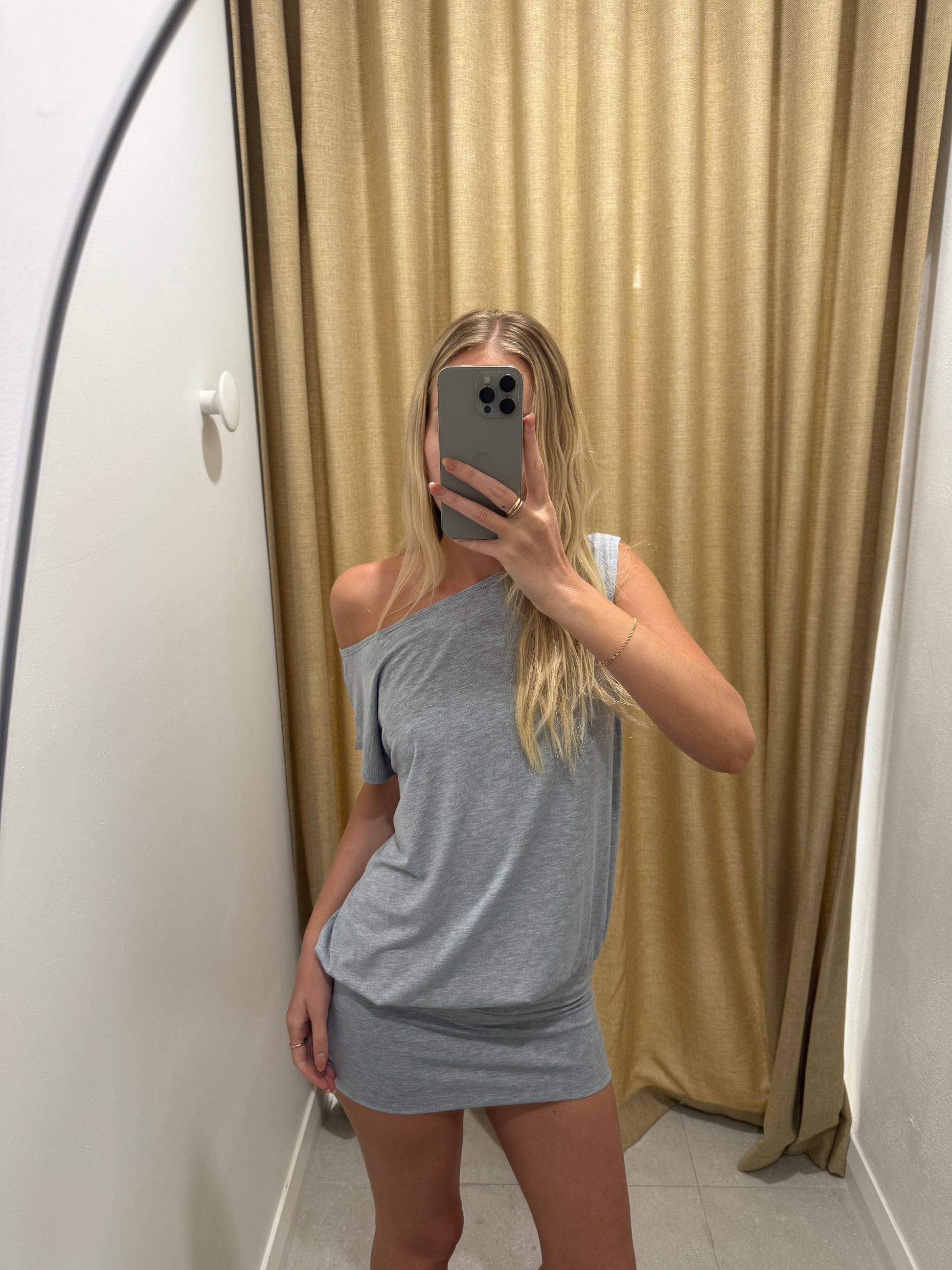 THE REL DRESS GREY MARL