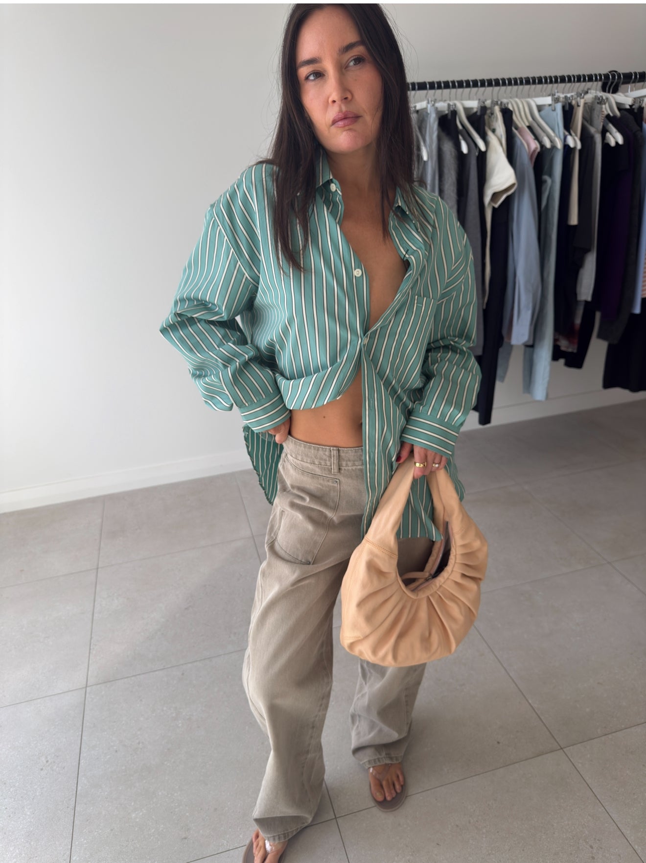 CLASSIC STRIPE SHIRT AEGEAN STRIPE