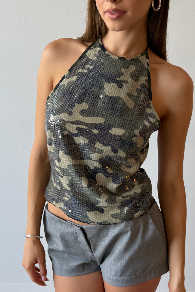 NATALIA TOP CAMO - MIAOU