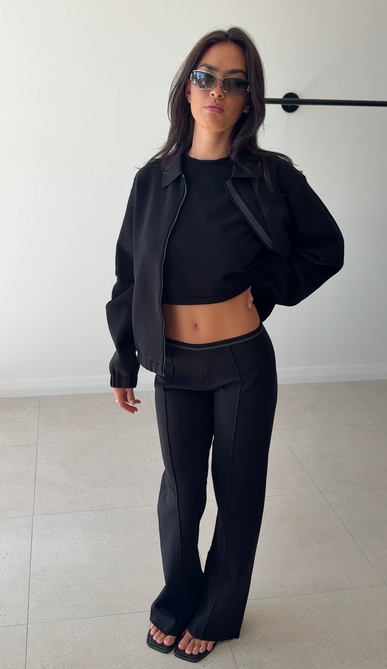 LOW RISE JONI PANT BLACK – Nu Onda