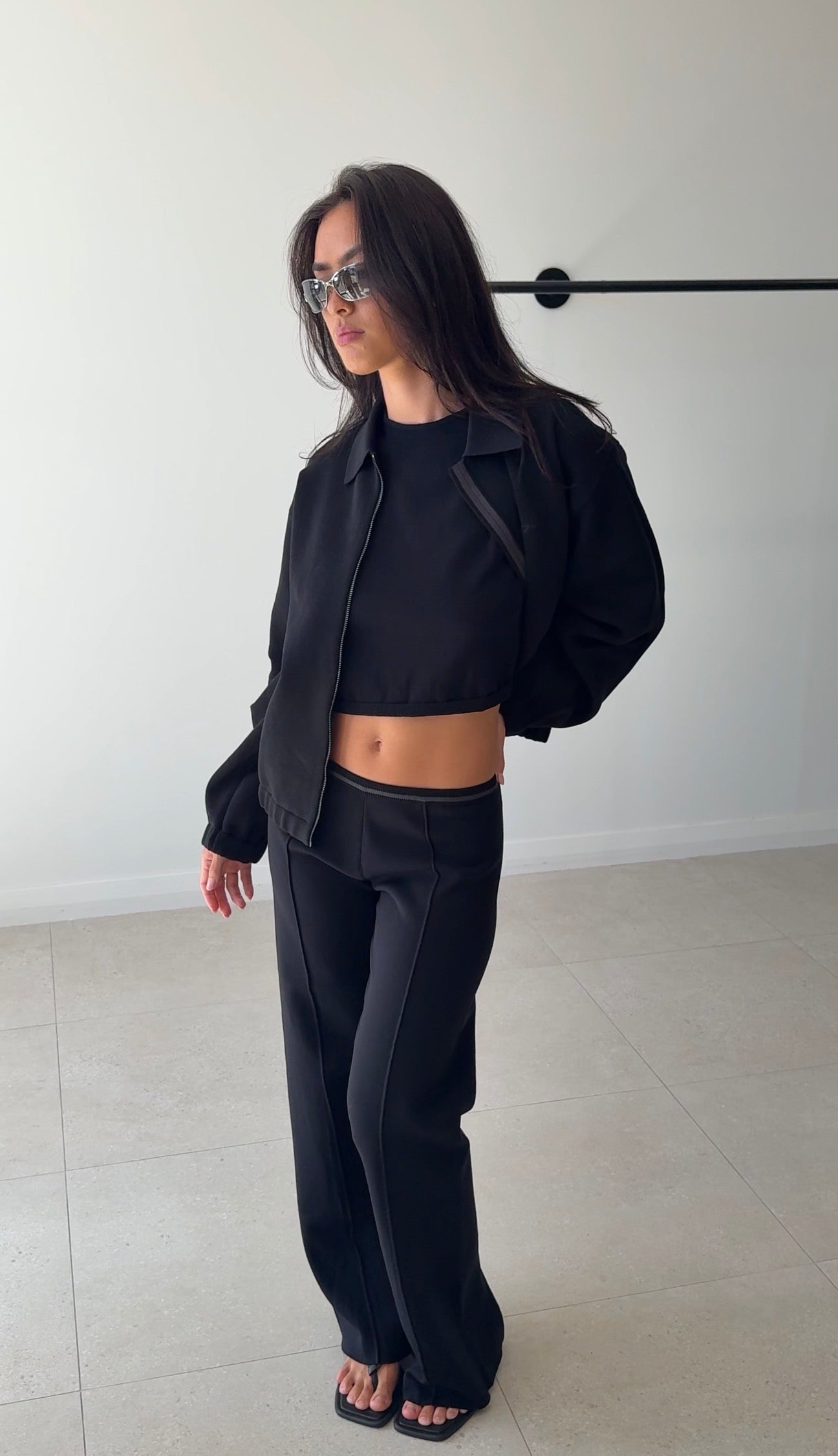 LOW RISE JONI PANT BLACK