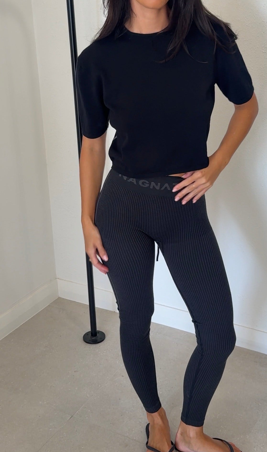 ALLEGRO WOOL LEGGING OBSIDIAN