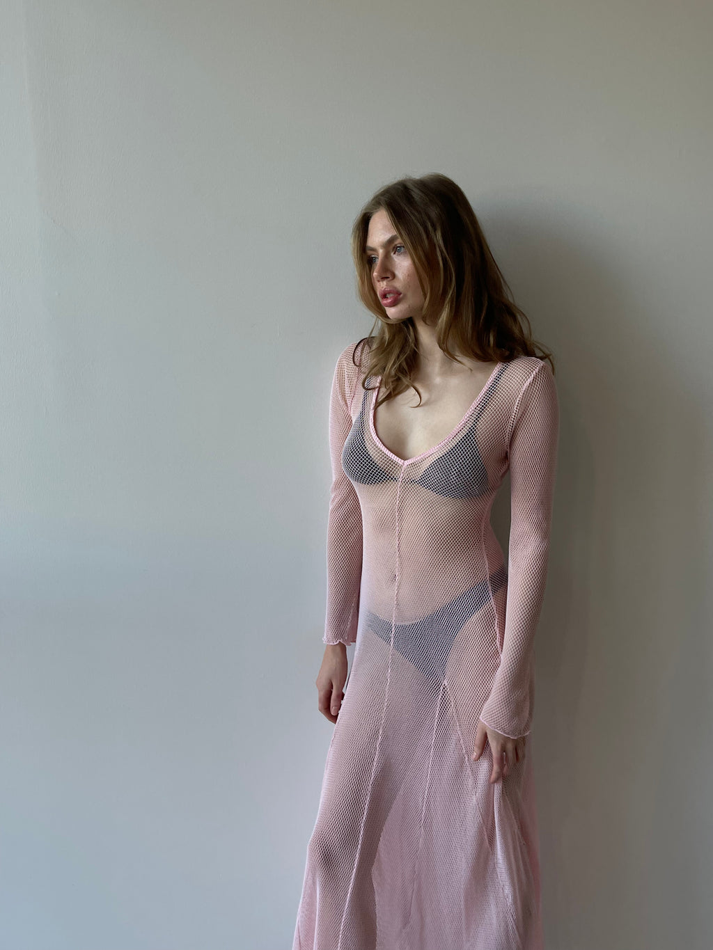 RETE DRESS PINK