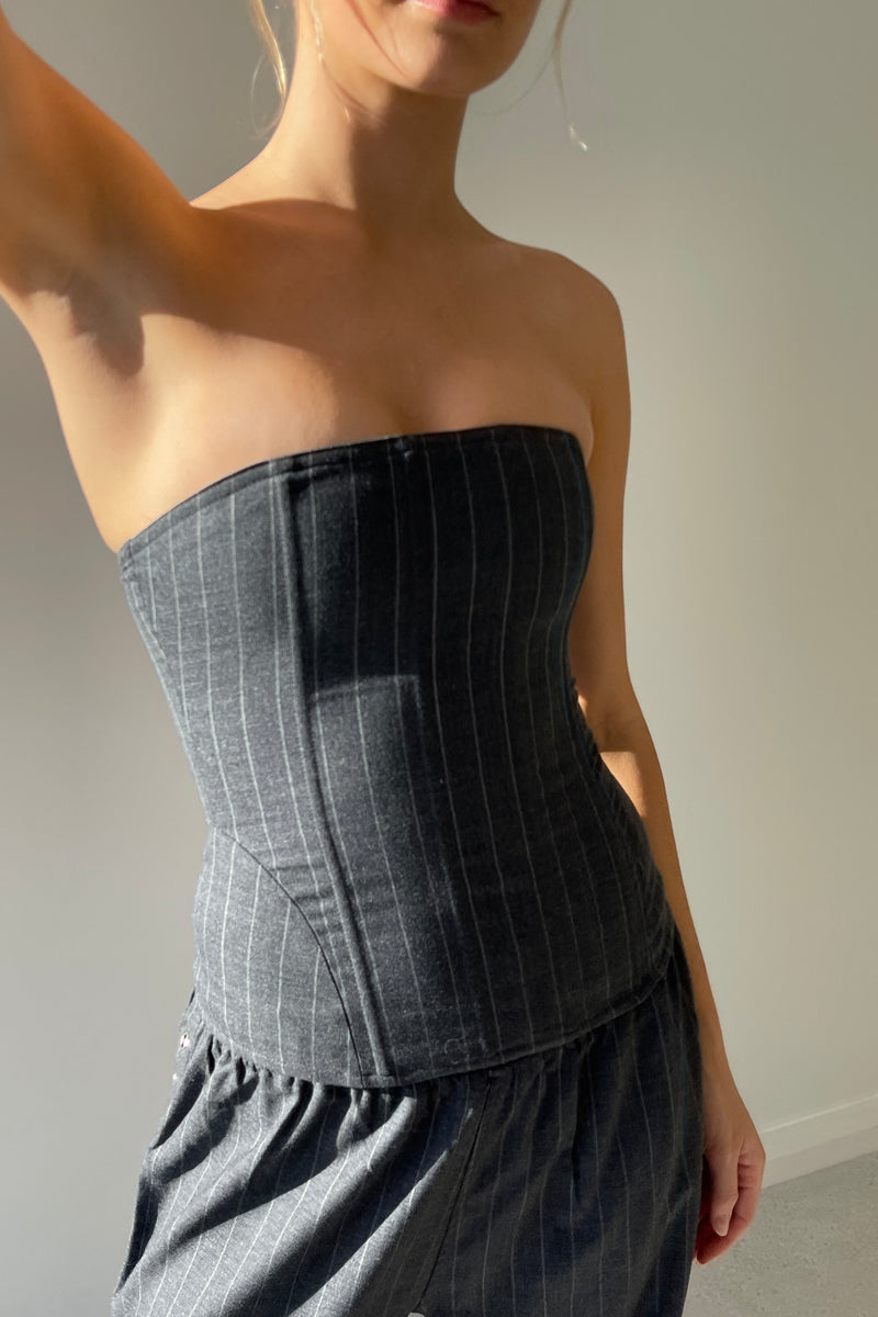 LIBRA CORSET PINSTRIPE - MIAOU