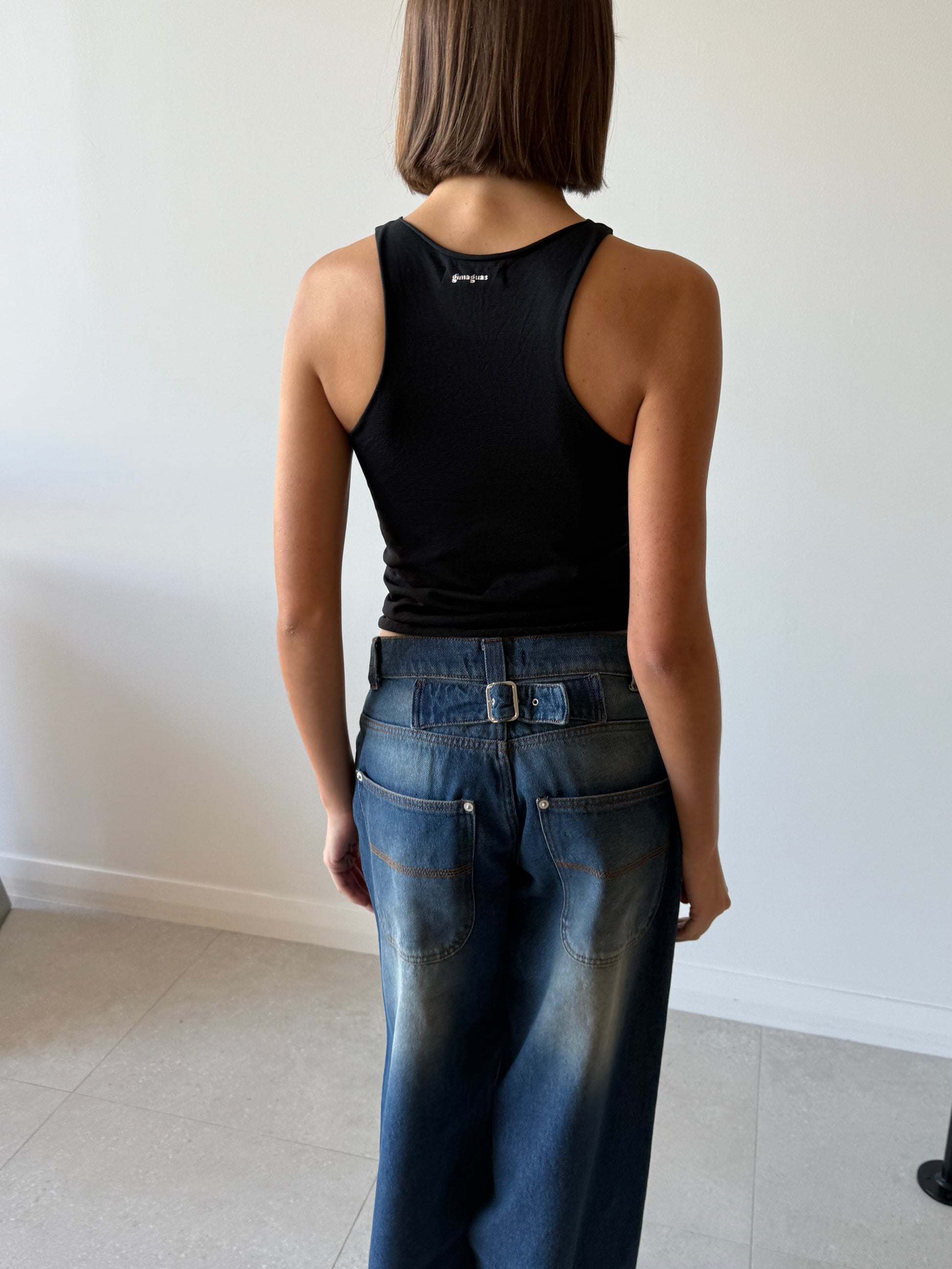 BACK TROUSERS DARK BLUE