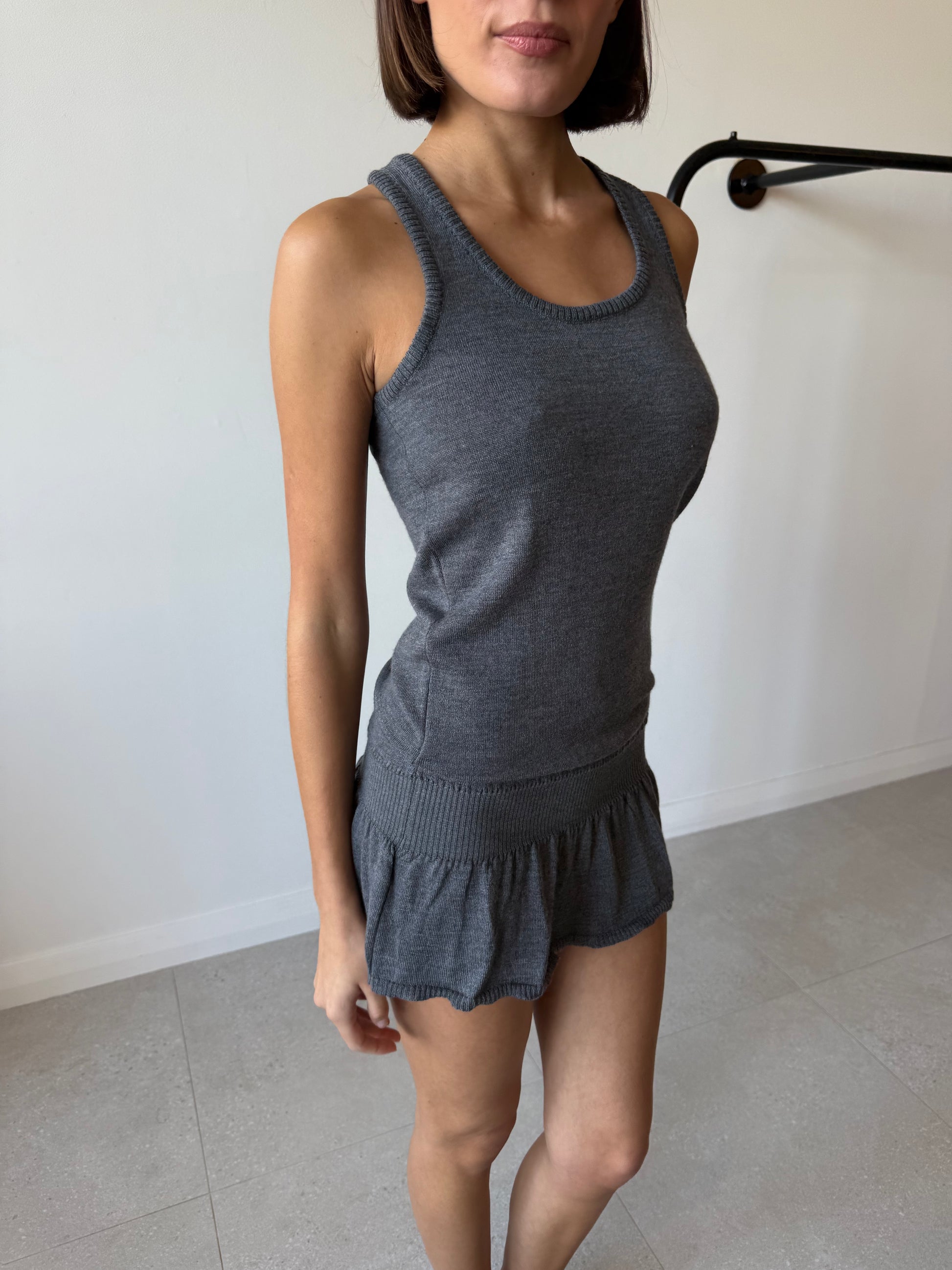 FILLE MINI DRESS GREY
