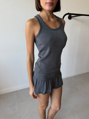 FILLE MINI DRESS GREY