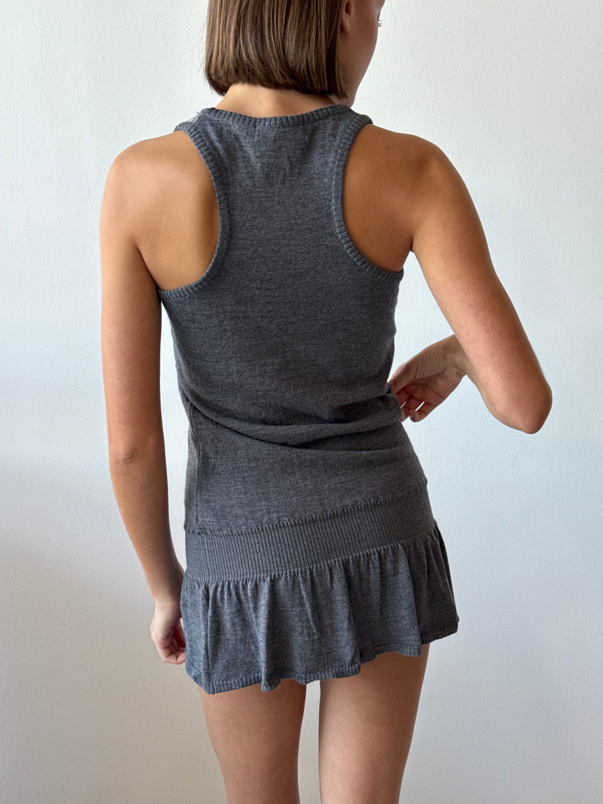 FILLE MINI DRESS GREY