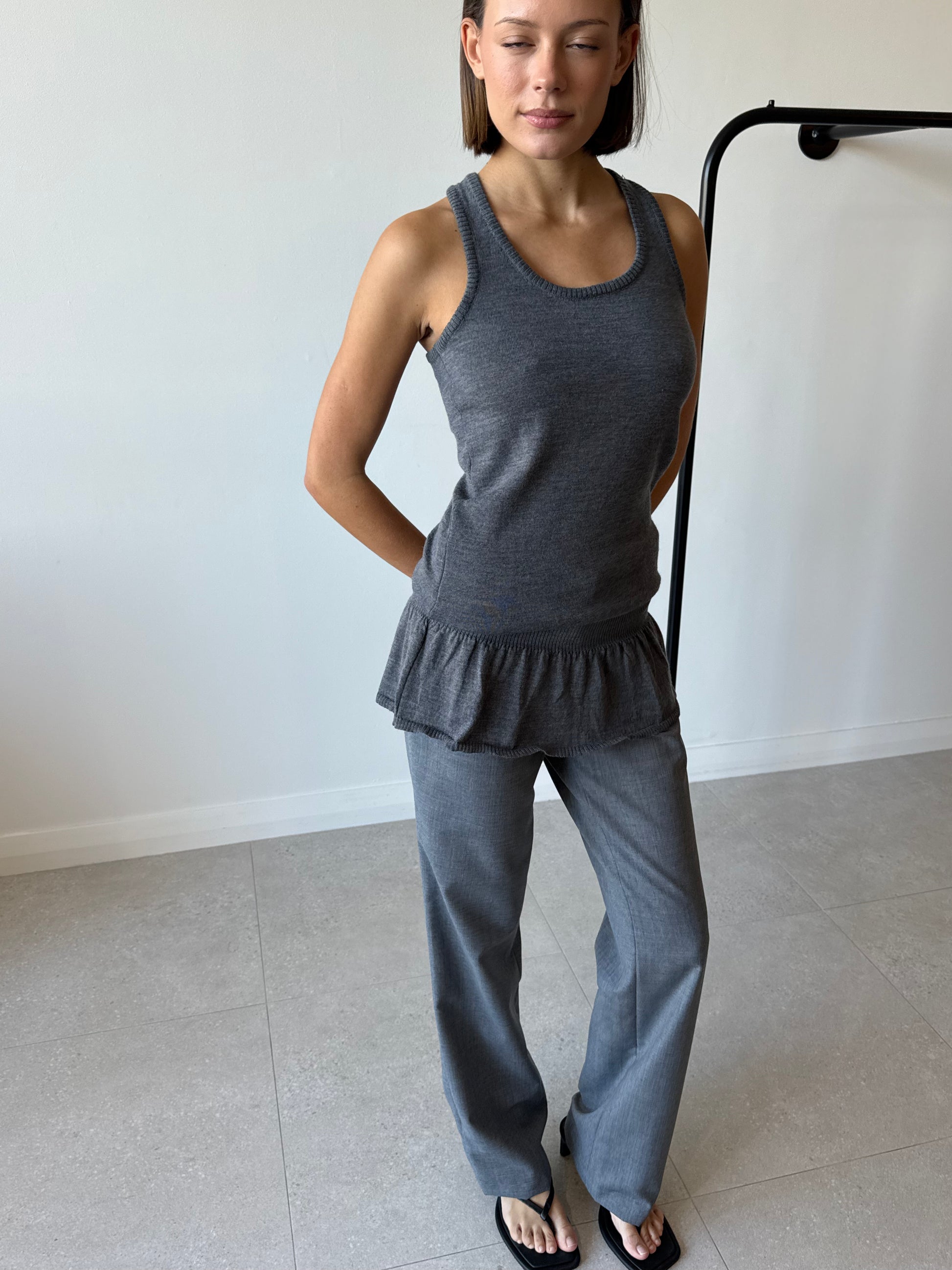 FILLE MINI DRESS GREY