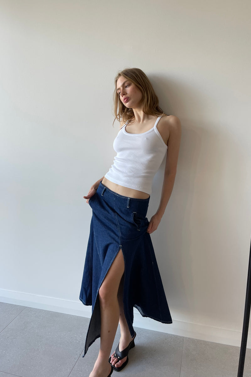 OHAU SKIRT BLUE - GIMAGUAS