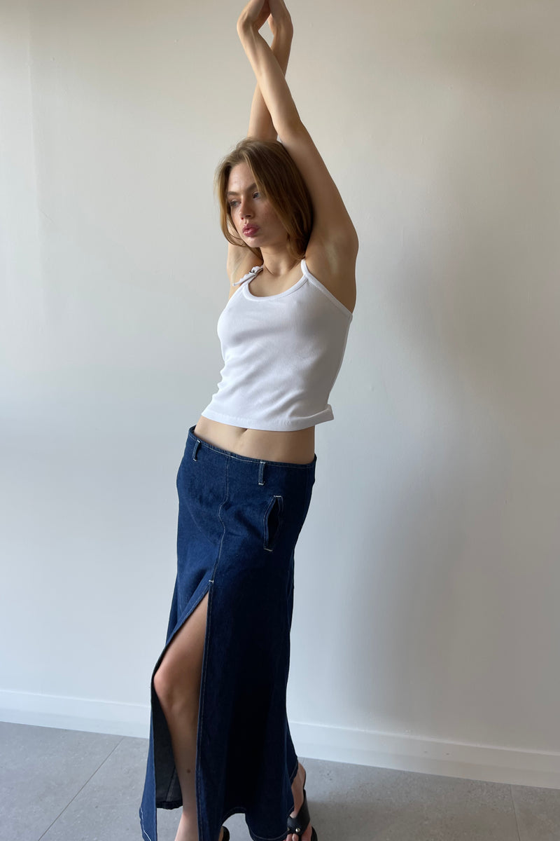 OHAU SKIRT BLUE - GIMAGUAS